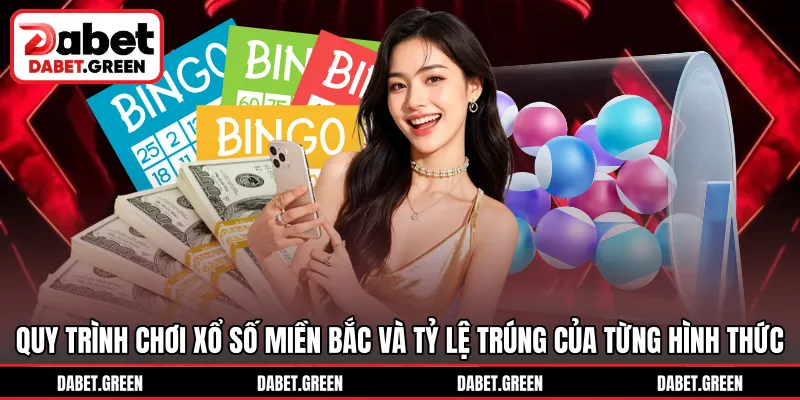 Quy trình chơi xổ số miền Bắc và tỷ lệ trúng của từng hình thức